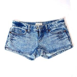 Girls Aeropostale Acid Wash Shorts Size 00 Aeropostale Juniors Distressed Shorts